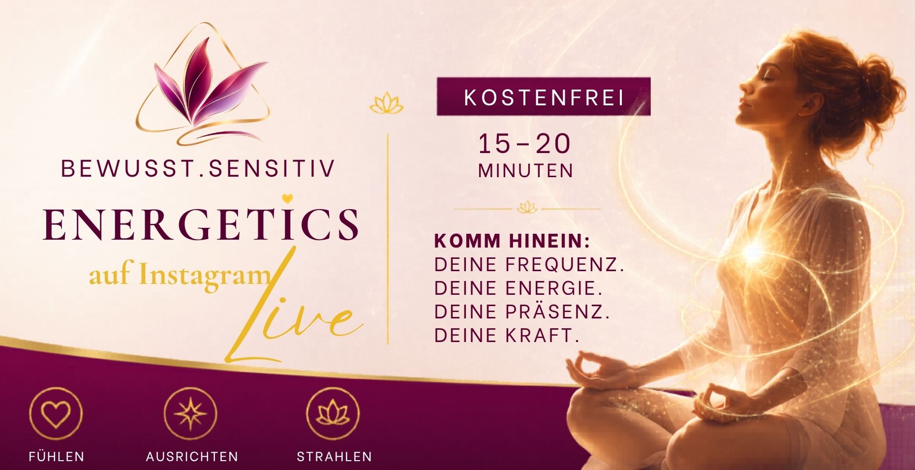 Energetics Live auf Instagram- Veranstaltung